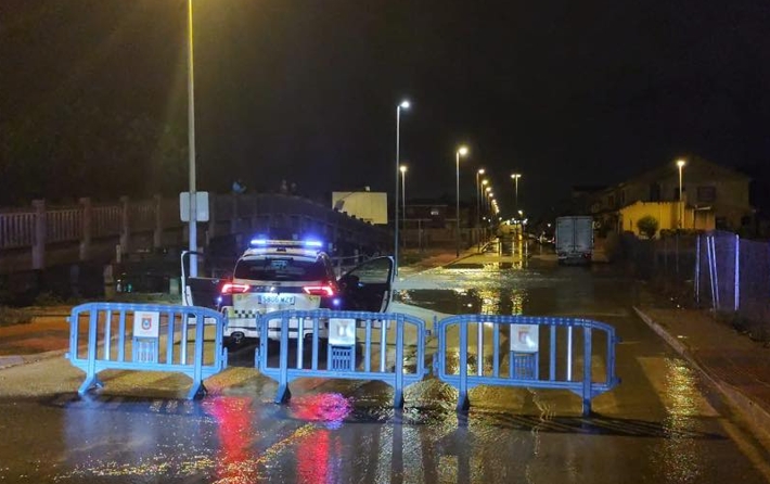 Emergencias envía también un mensaje a los móviles de San Javier por riesgo de desbordamiento del canal del Trasvase y las ramblas