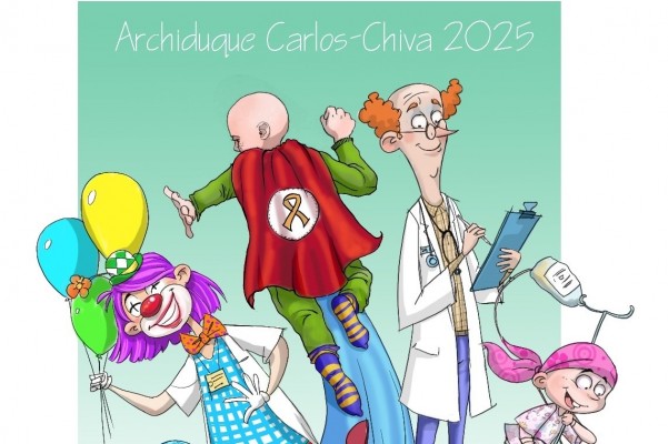 La Falla Archiduque Carlos-Chiva visibiliza un raro cáncer infantil con el monumento 'Herois'