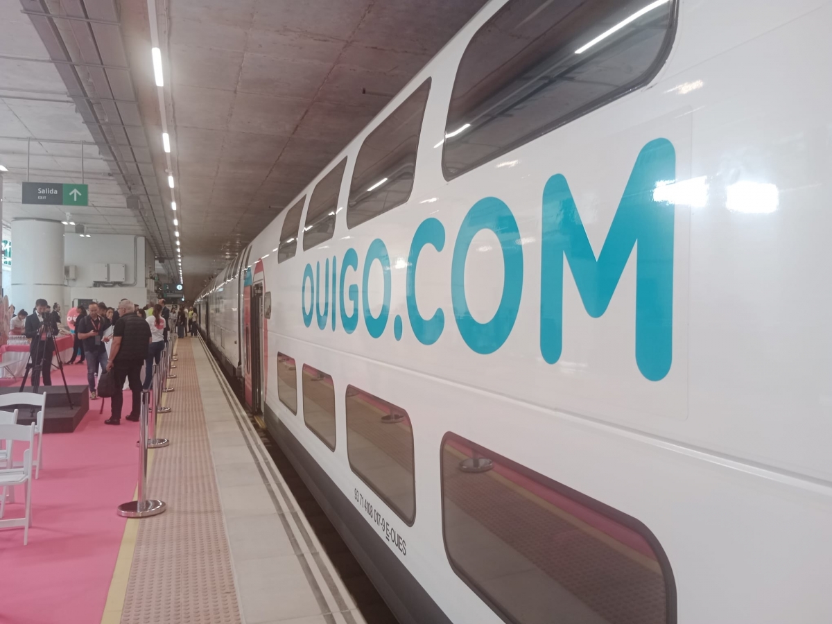 Ouigo amplía un 50% su oferta y estrena nueva frecuencia diaria entre Murcia y Madrid