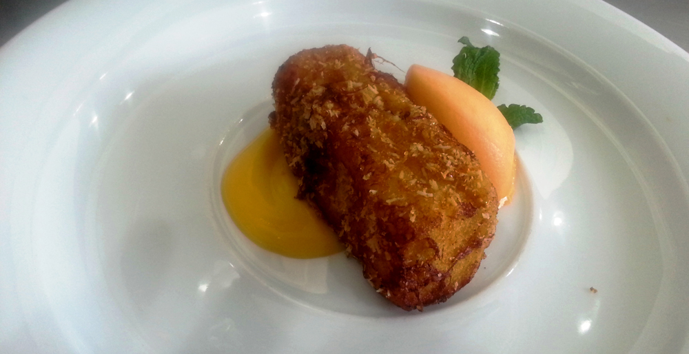 ¡No es una croqueta! Se trata de la torrija suprema que sirven en Tridente - 