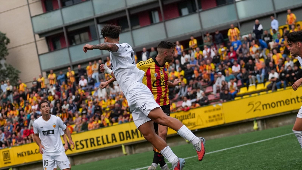 EL VCF Mestalla cae ante la UE Sant Andreu y sigue sin ganar tras seis jornadas