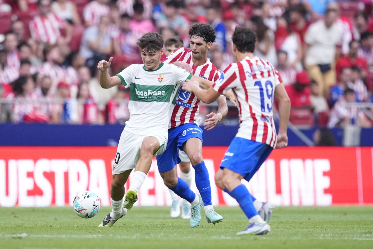 Rodrigo Mendoza en el Atlético de Madrid-Elche CF - Foto: EP