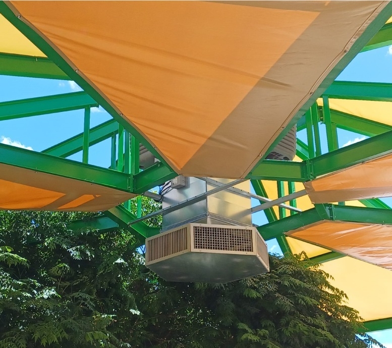 València instalará una biopérgola climática con enfriamiento evaporativo en el CEIP Ballester Fandos