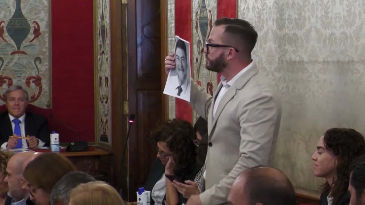 El portavoz de Compromís, Rafa Mas.