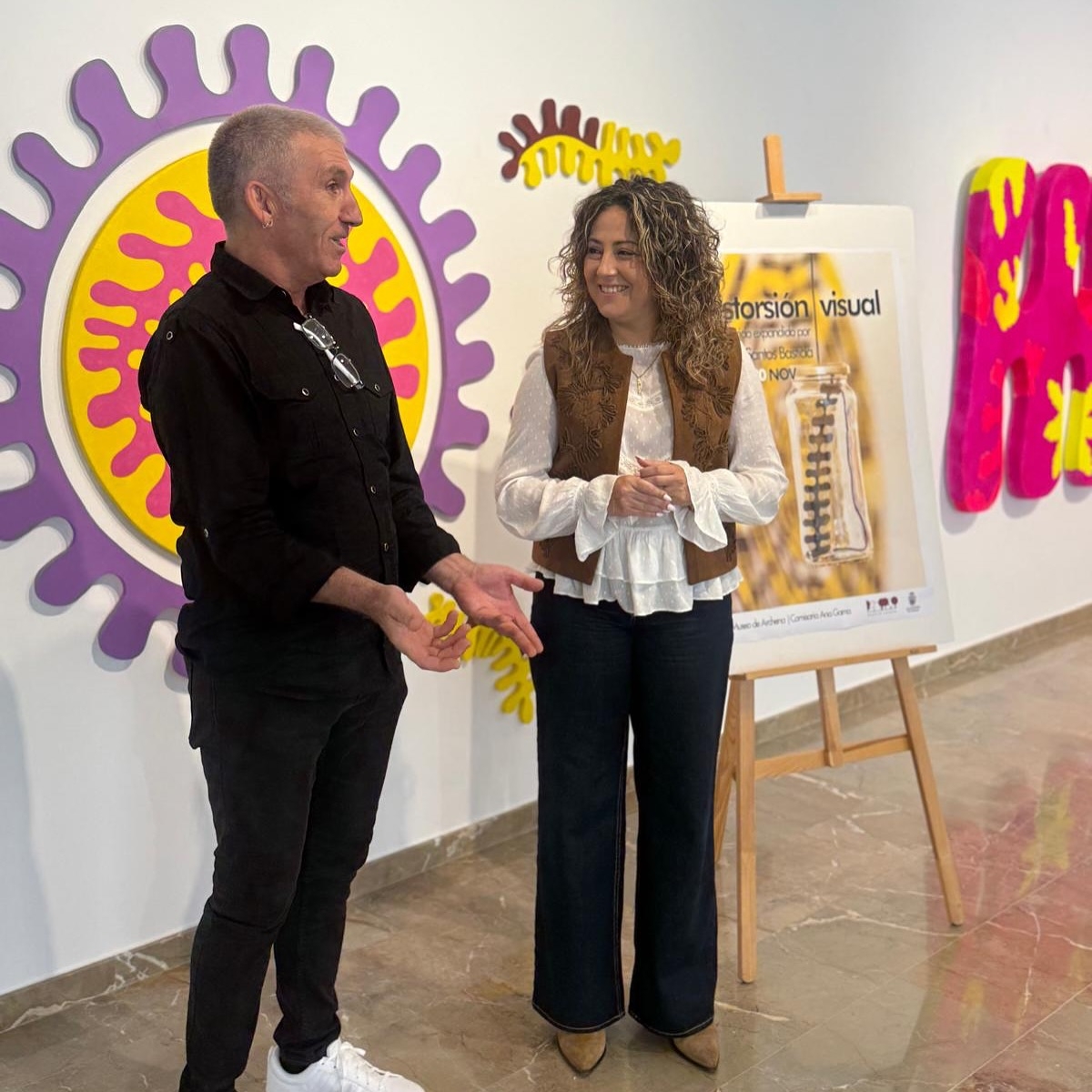 Distorsión Visual de Santos Bastida - Foto: AYTO. ARCHENA Distorsión Visual de Santos Bastida