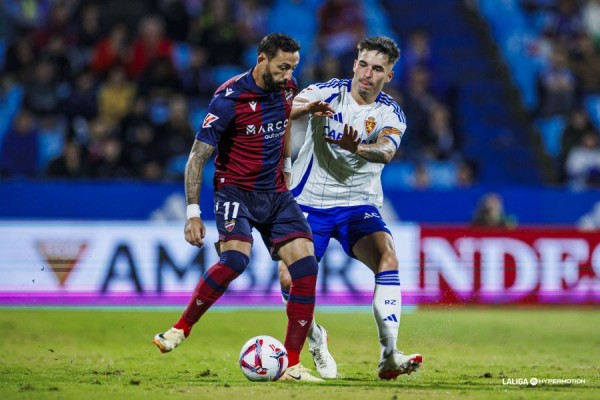 El Levante acabó en Zaragoza con una racha de cinco meses sin perder
