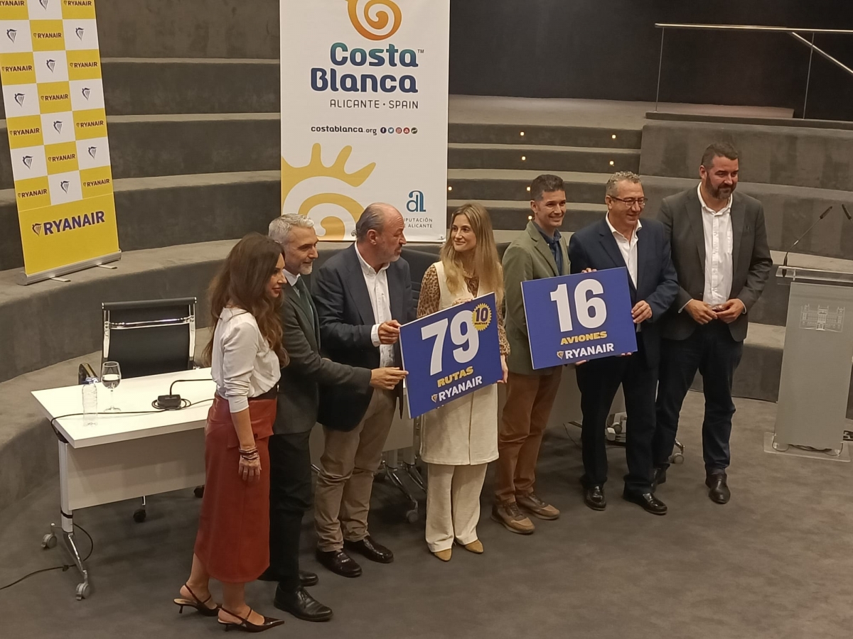 Jornada de Conectividad Aérea de la Costa Blanca con Ryanair.