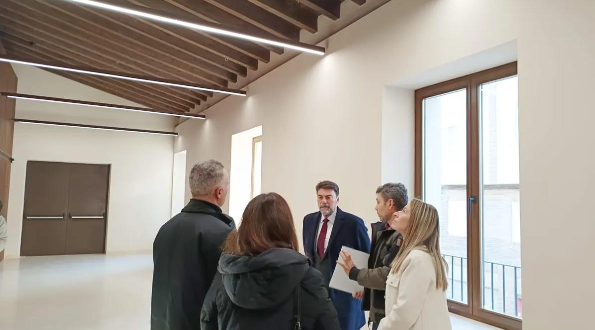 Una de las salas ya rehabilitadas en Las Cigarreras.