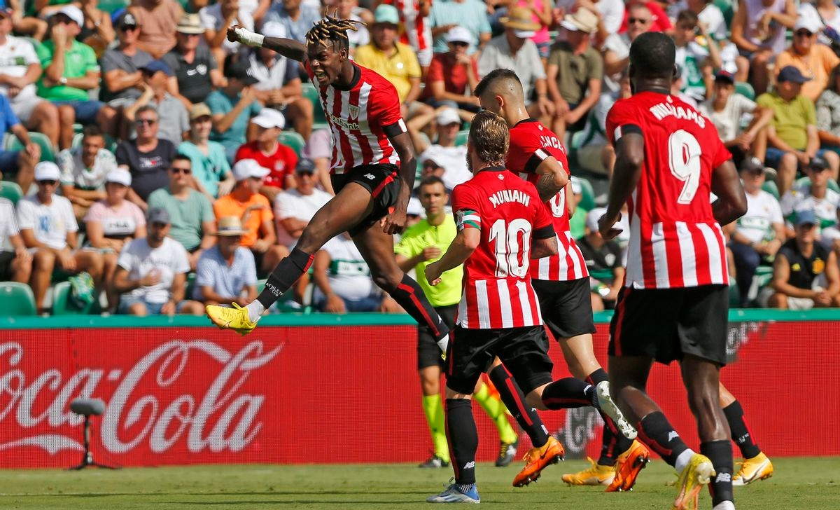 Nico Williams el día de su estreno goleador en Elche - Foto: LaLiga