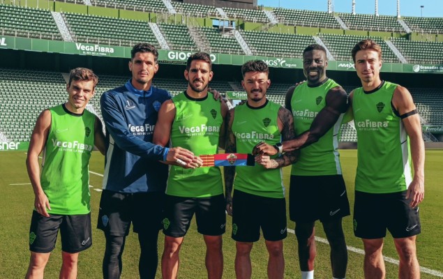 Diaby, Febas y Affengruber se suman al grupo de capitanes del Elche, que tendrá seis