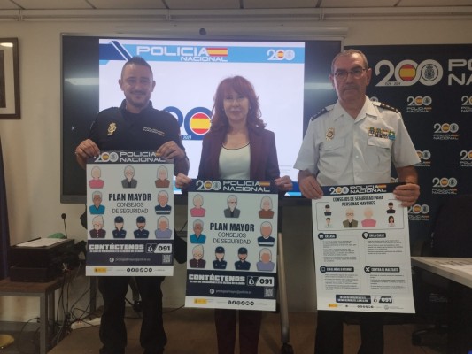 La Policía Nacional dará charlas sobre seguridad en los 19 centros de mayores de Alicante 