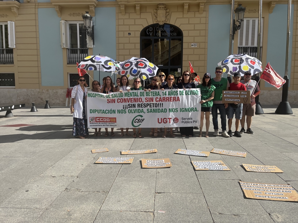 La plantilla del Hospital de Salud Mental Provincial de Bétera denuncia 