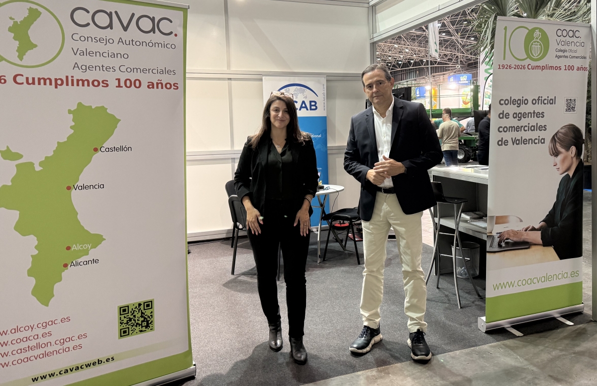 El Colegio de Agentes Comerciales de Valencia, aliado estratégico del sector verde en Iberflora 2025