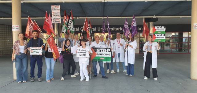 CCOO y UGT se movilizan en Alicante, Elche, Elda y Santa Pola contra el genocidio en Palestina