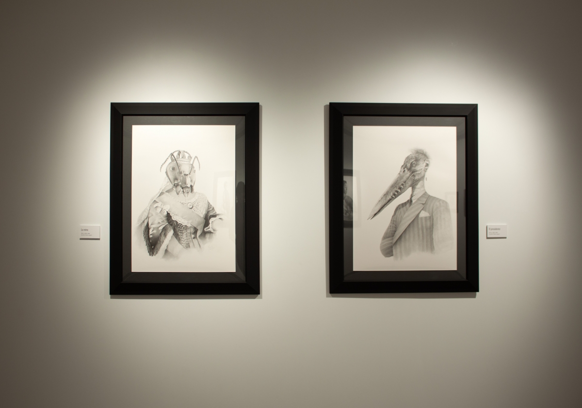 El artista murciano Martínez Cánovas explora en Las Claras de Murcia el límite entre humanos y animales 