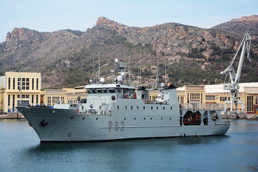 El patrullero ‘Alborán’ será modernizado con nuevos motores para alargar su vida útil