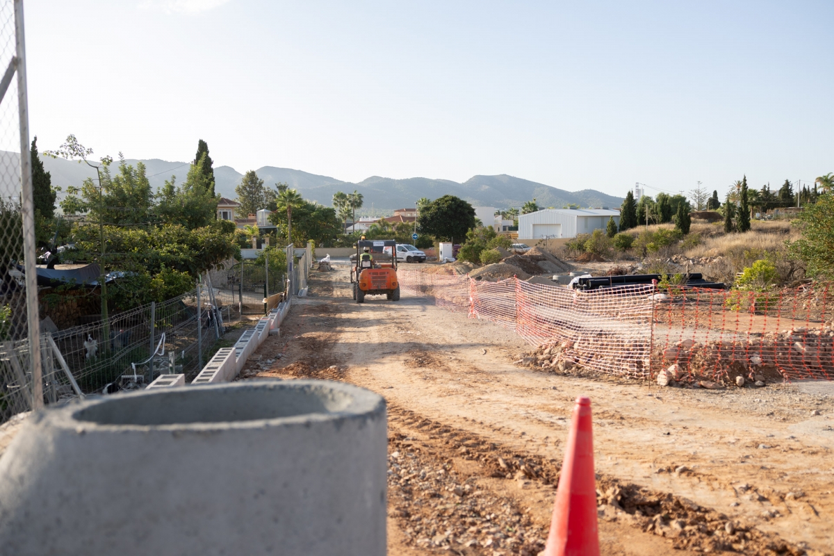 L'Alfàs del Pi invierte 146.000 euros en la urbanización de un nuevo tramo de Rosa dels Vents 