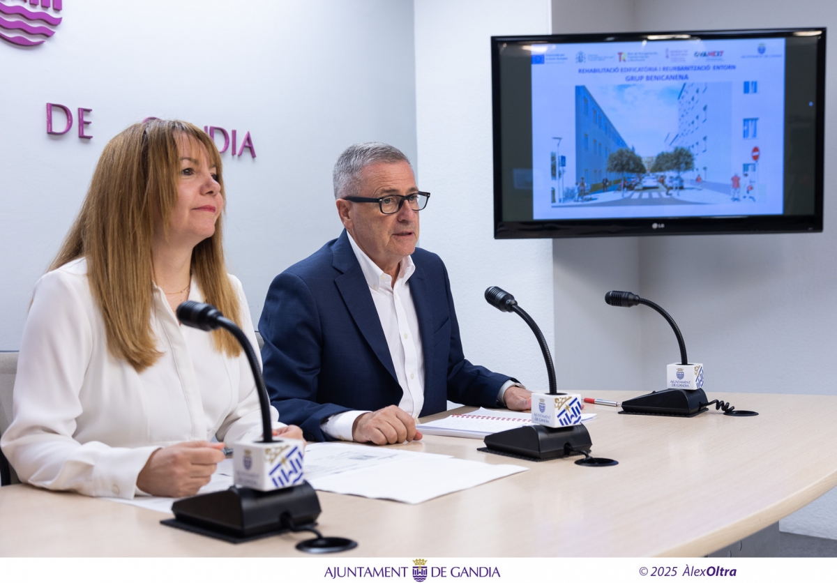 Gandia inicia la rehabilitació de 32 habitatges al carrer Benicanena amb fons Next Generation
