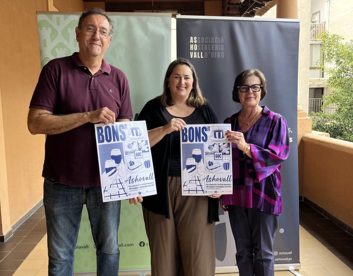 Ashovall lanza 100 bonos para consumir en la hostelería local durante todo el mes de noviembre
