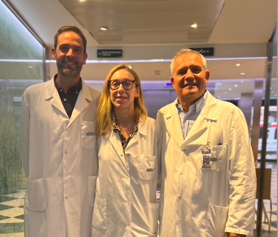 Los Dres. Gavilá, Ferrer y Santos del IVO.