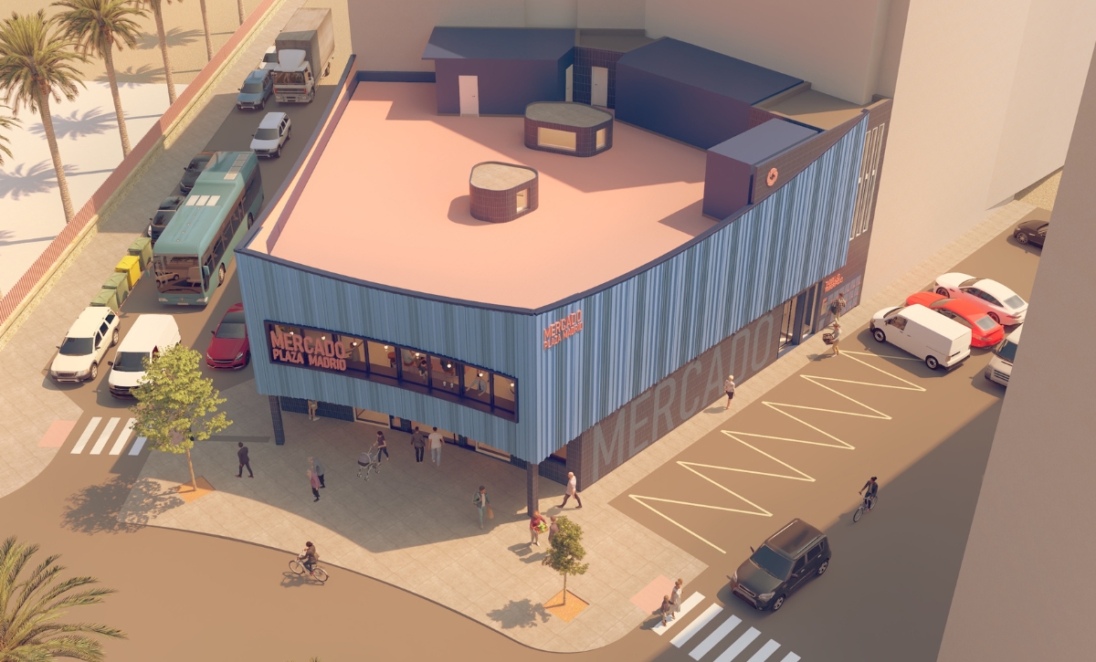 La reforma de los mercados de Plaza Barcelona y Madrid en Elche empezará en junio: transformación de 4,4 millones
