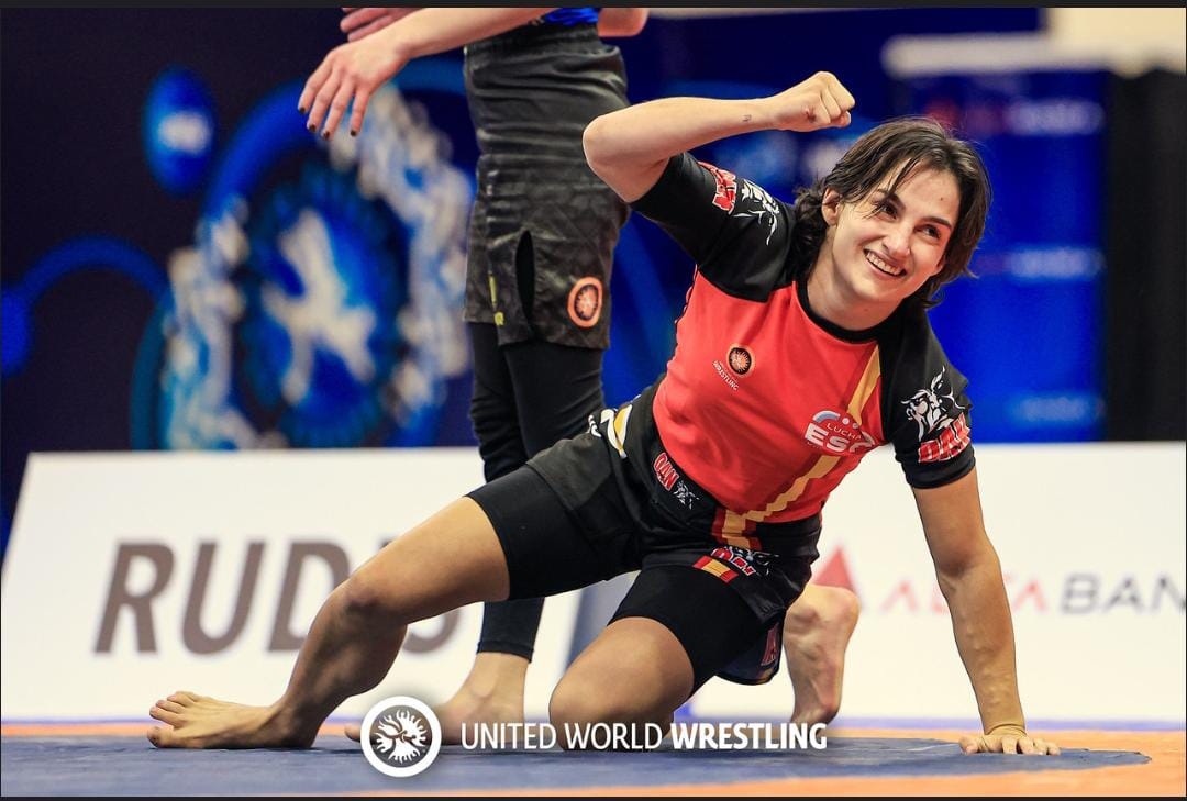 La cartagenera Carlota Prendes gana dos oros en el Mundial de grappling en Serbia