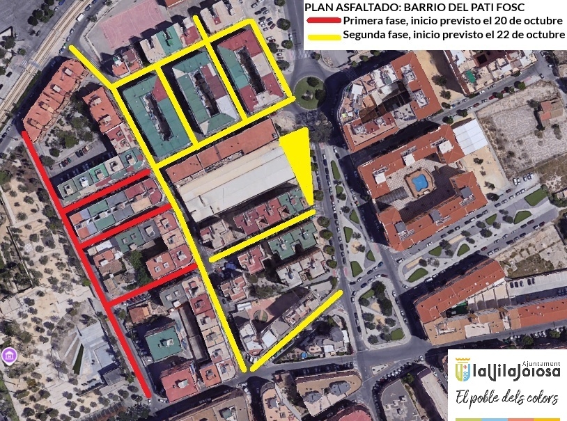 La Vila Joiosa inicia el asfaltado de calles del casco urbano con una inversión de tres millones de euros