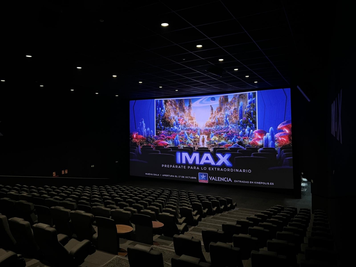 Kinepolis Valencia abre la primera sala IMAX de la Comunitat Valenciana