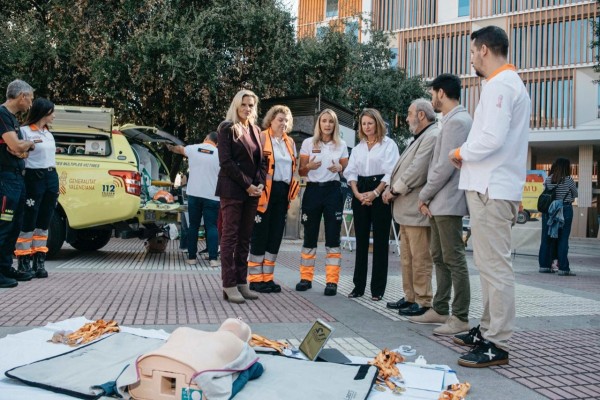 Castelló celebra el Día de la parada cardíaca con talleres formativos y simulacros en la plaza Borrull