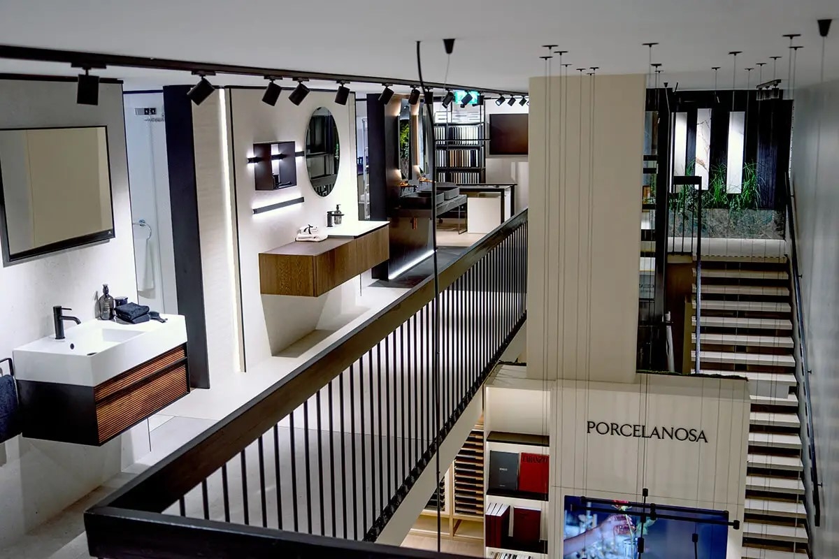Showroom de Porcelanosa en Estocolmo, Suecia
