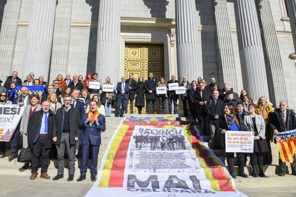 Los alcaldes de la Dana participan en un seminario en el Congreso de los Diputados.