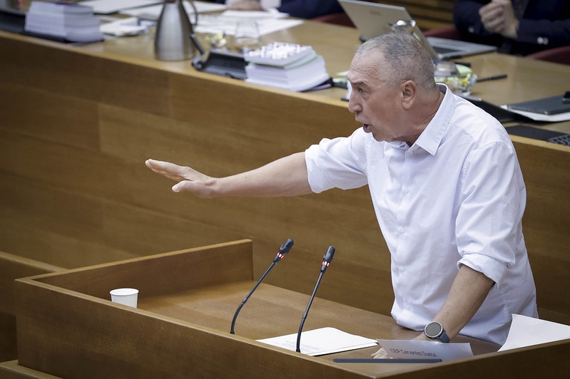 El síndic de Compromís en Les Corts, Joan Baldoví.