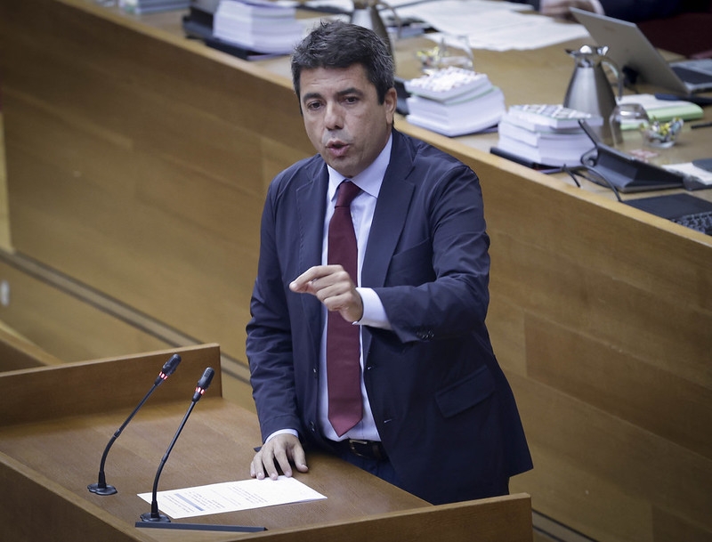 El president de la Generalitat, Carlos Mazón.