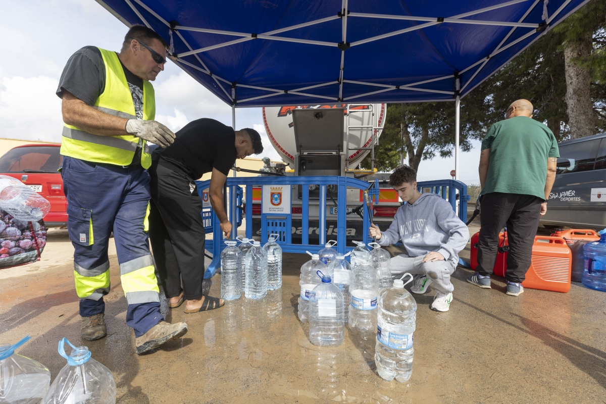 San Pedro, San Javier y Los Alcázares empiezan a recibir agua limpia en sus redes municipales
