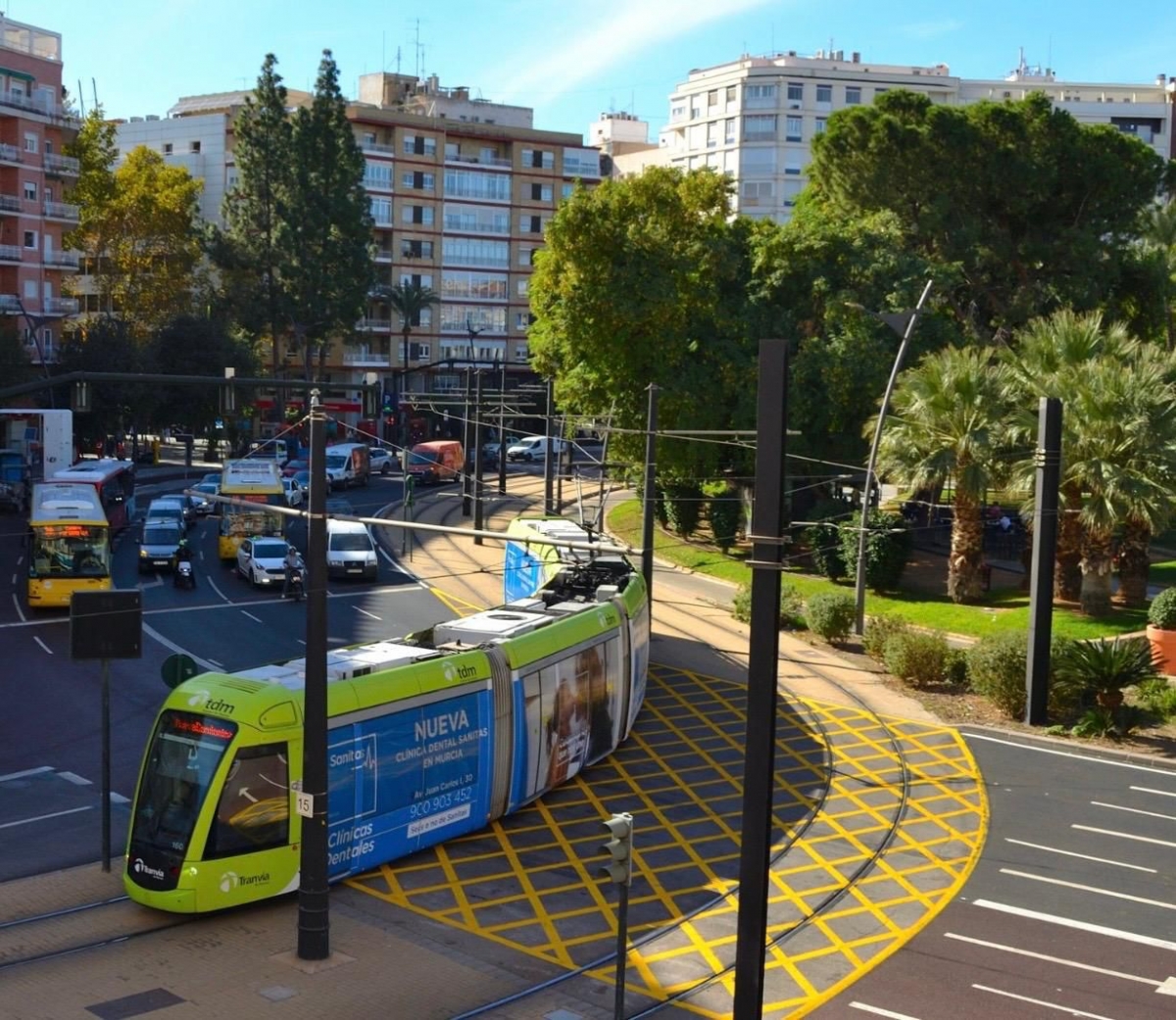 Murcia refuerza la movilidad: más aparcamientos disuasorios y avances en la ampliación del tranvía
