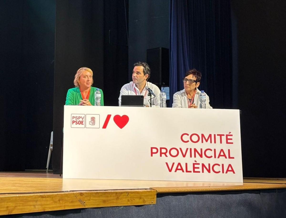 El alcalde de Paterna, Juan Antonio Sagredo, presidió el Comité. - Foto: PSPV VALENCIA El alcalde de Paterna, Juan Antonio Sagredo, presidió el Comité.