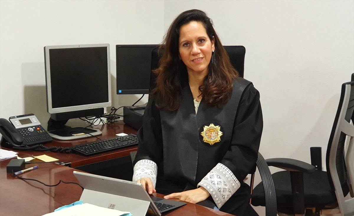 La magistrada decana de los juzgados de Cartagena, María del Mar Gómez. - Foto: TSJM
