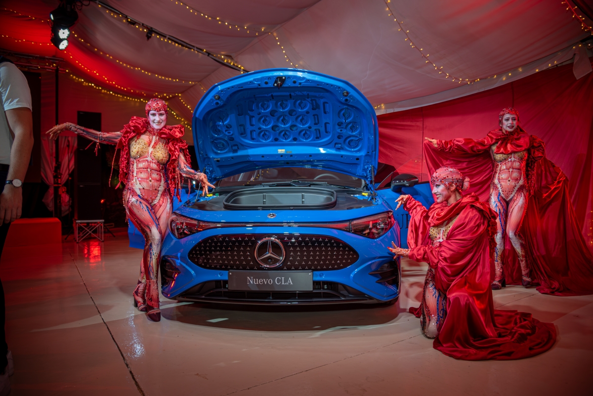 Mercedes-Benz CLA eléctrico. - Foto: GRUPO HUERTAS
