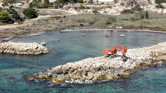 Costas aborda la regeneración de Cala Baeza en El Campello por 2,9 millones y seis meses de obra