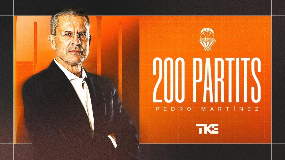 Pedro Martínez, tercer entrenador que llega a 200 partidos con Valencia Basket