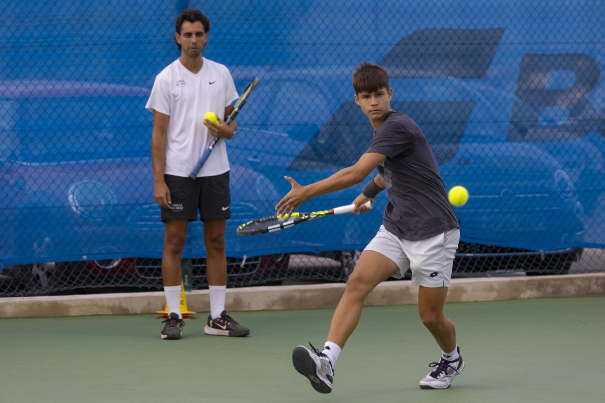 Ramón Abenza, entrenador de Jaime Alcaraz: 