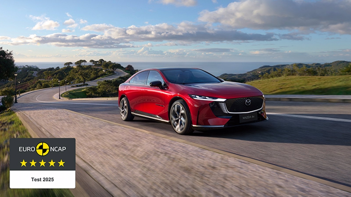 El nuevo Mazda6e recibe la calificación de cinco estrellas Euro NCAP