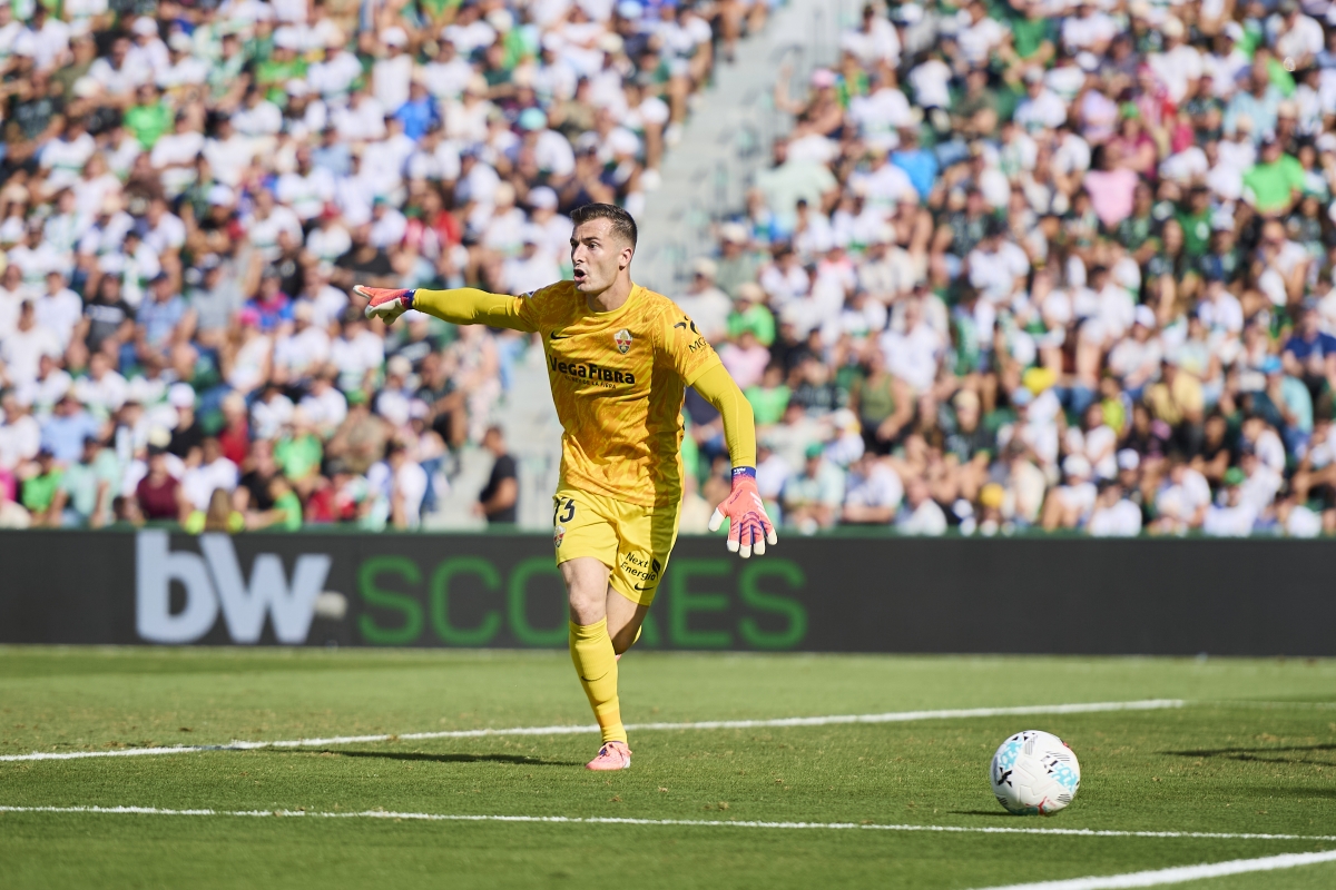 Iñaki Peña, portero del Elche CF - Foto: EP Iñaki Peña, portero del Elche CF