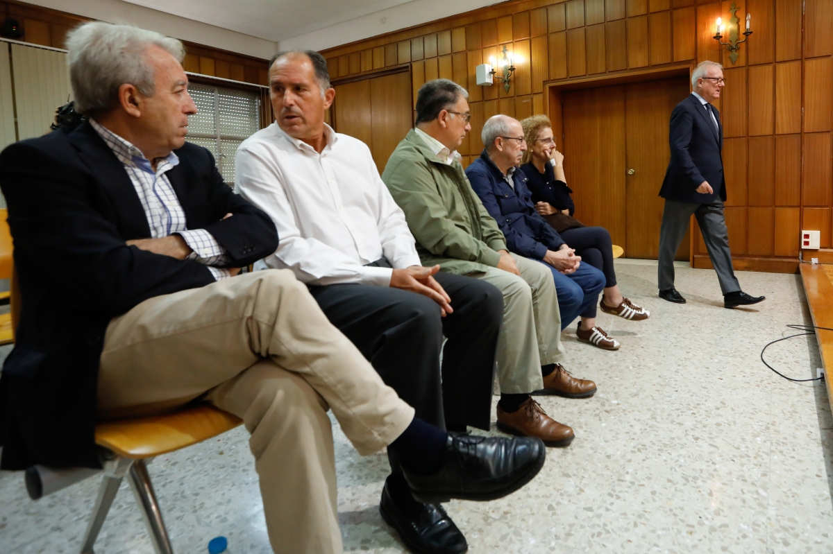 Los acusado del caso Novo Carthago, en la octava sesión del juicio.