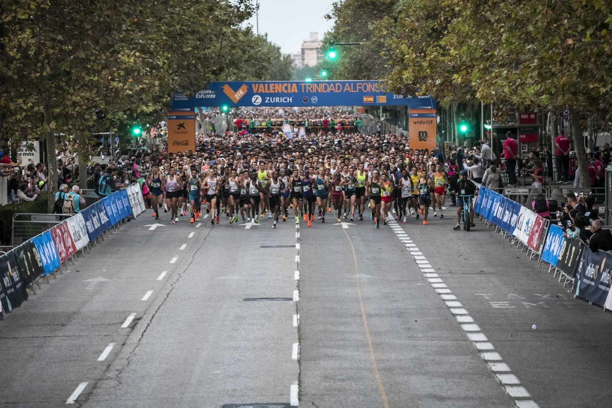 Aemet prevé entre 15 y 18 grados durante la media maratón y no descarta que llueva
