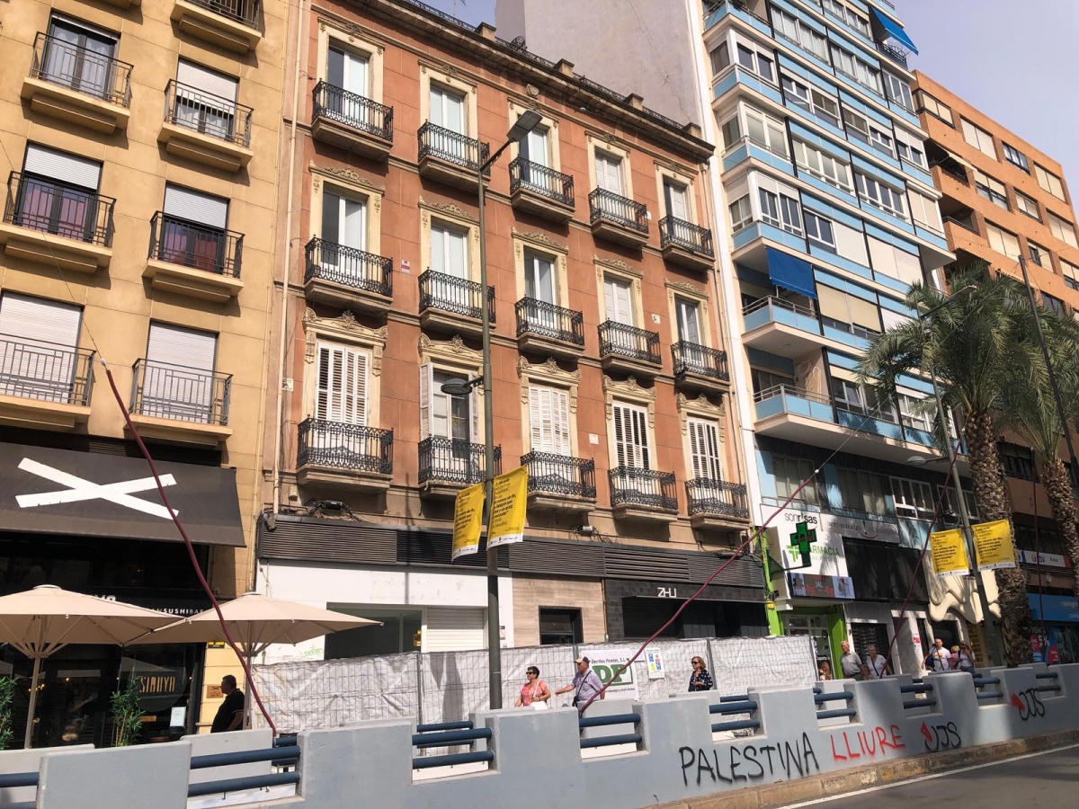 TCH activa la obra de su 'hostel premium' en el Centro de Alicante con 38 habitaciones
