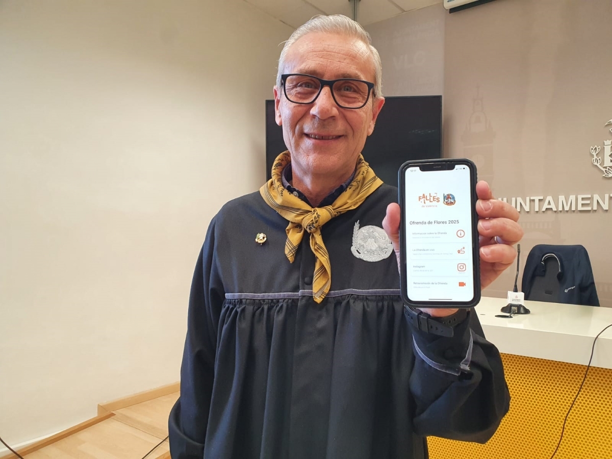 El concejal delegado de Fallas y presidente de Junta Central Fallera, Santiago Ballester. - Foto: AYUNTAMIENTO DE VALÈNCIA/ ARCHIVO