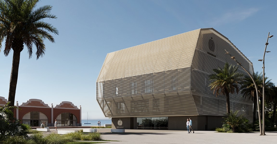 Un nuevo icono arquitectónico en el Grau de Castelló: el puerto construirá una sede con piel cerámica y museo del mar y abrirá una plaza 