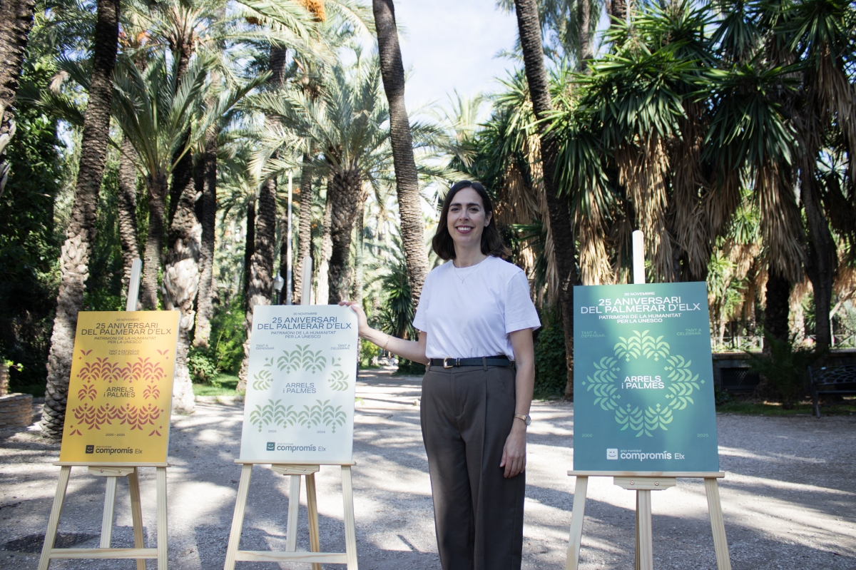 Compromís per Elx propone ahondar en el palmeral como mitigador del Cambio Climático en su XXV aniversario 