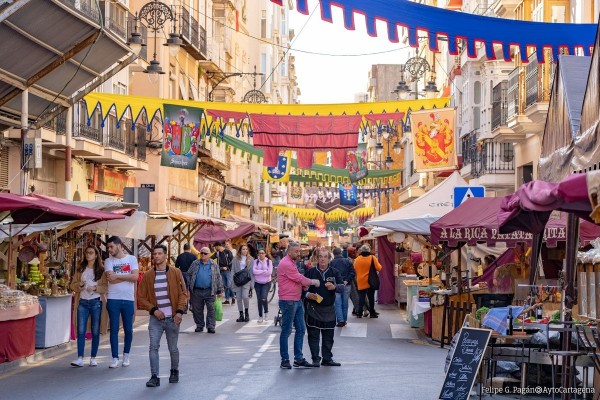 Rivendel Mercados gestionará el Mercado Medieval de Cartagena durante los próximos tres años 